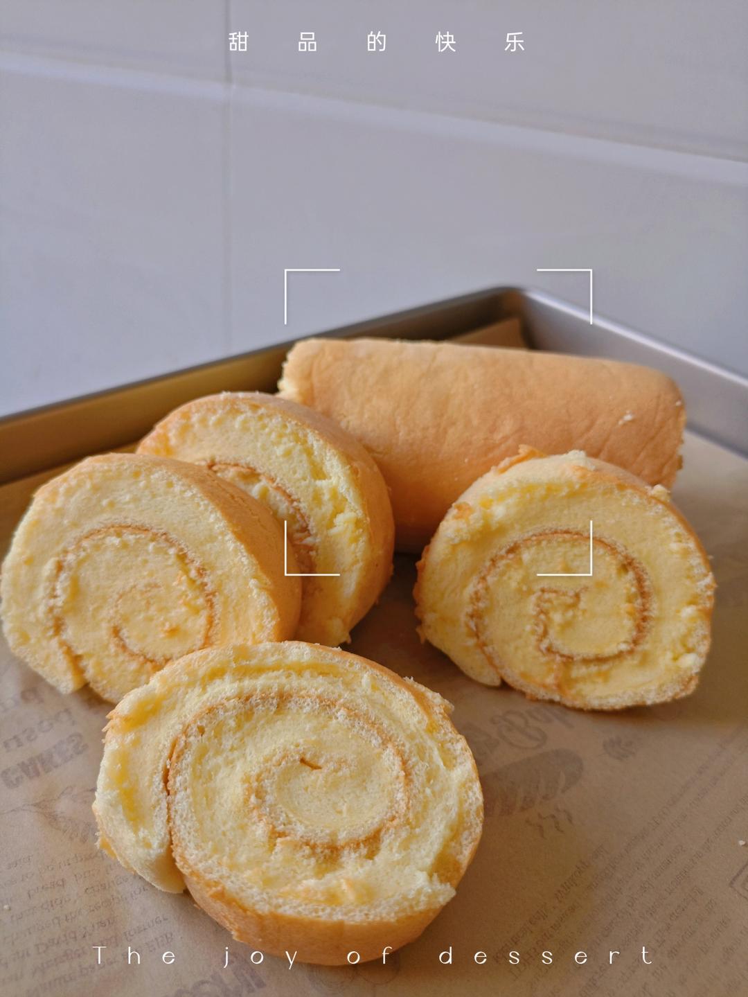 蛋糕卷这样做‼️不掉皮不开裂（小视频食谱）