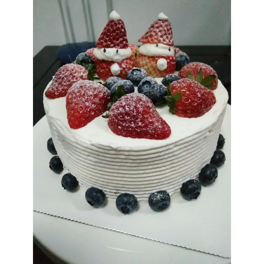 圣诞呆萌裸蛋糕