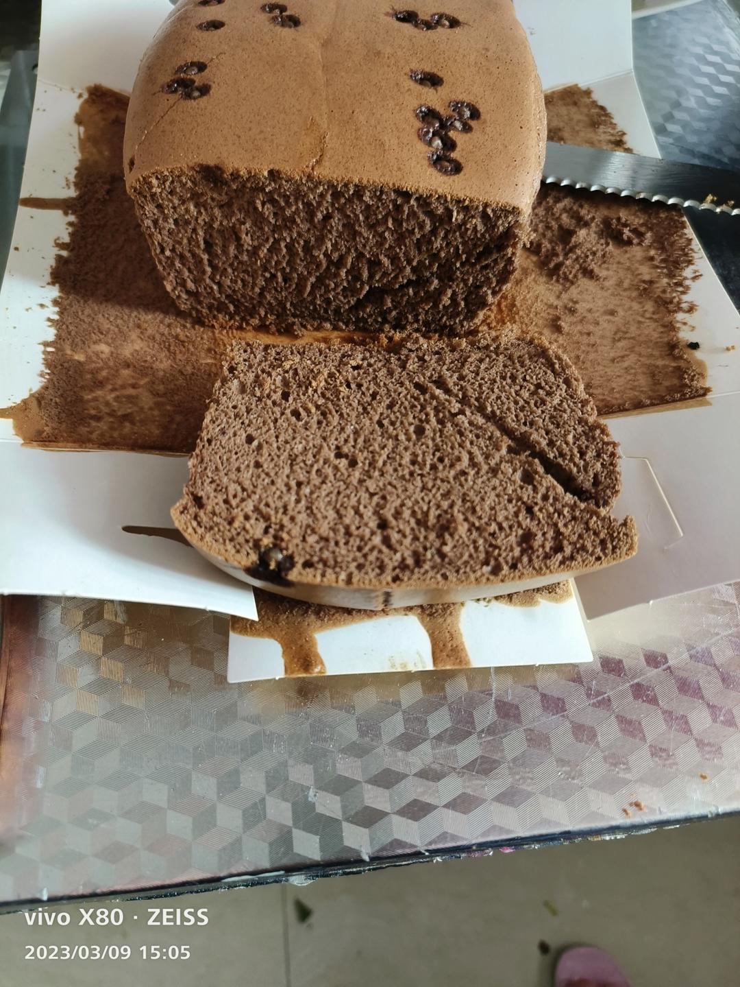 巧克力金枕蛋糕㊙️无泡打粉一次成功零失败