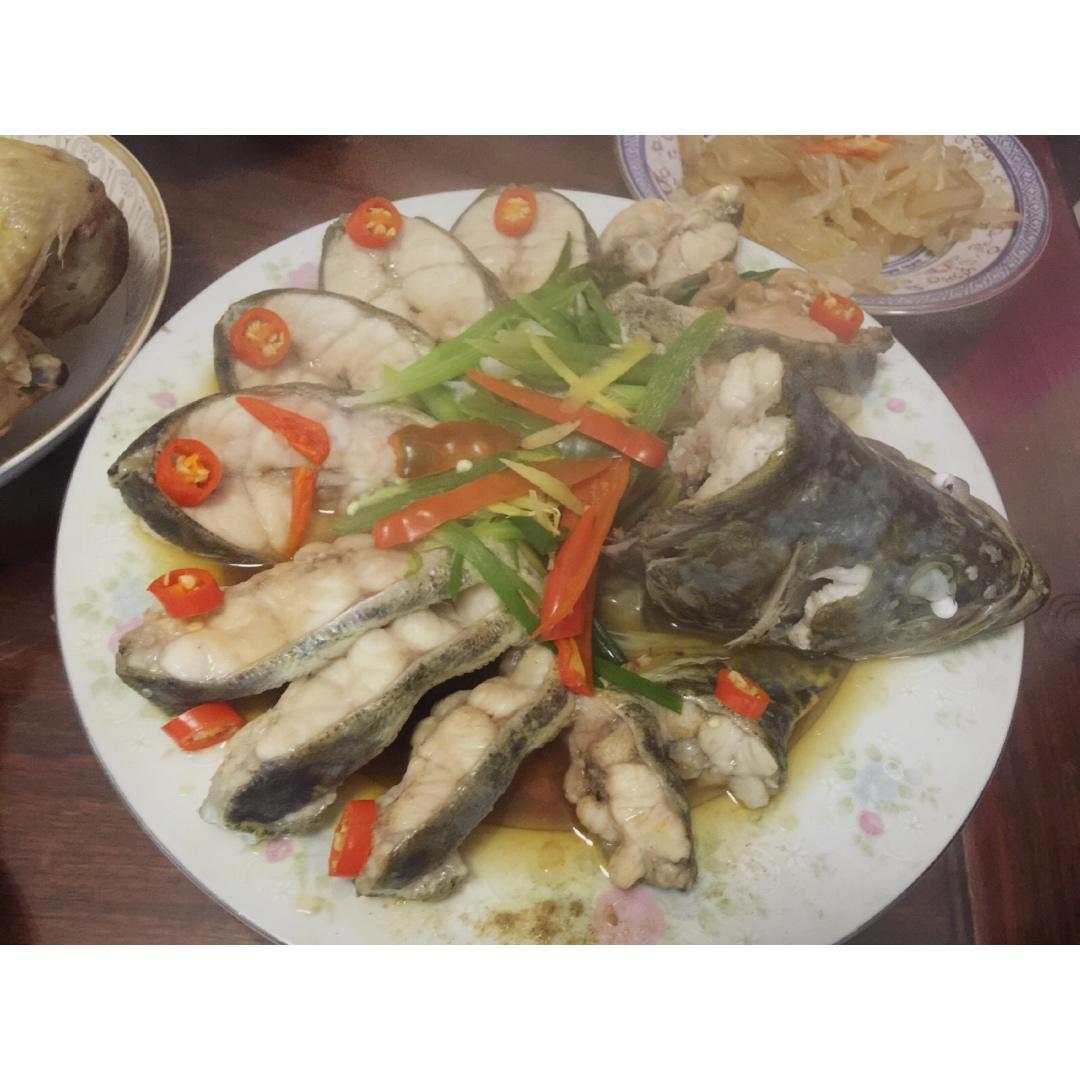 孔雀开屏清蒸鱼