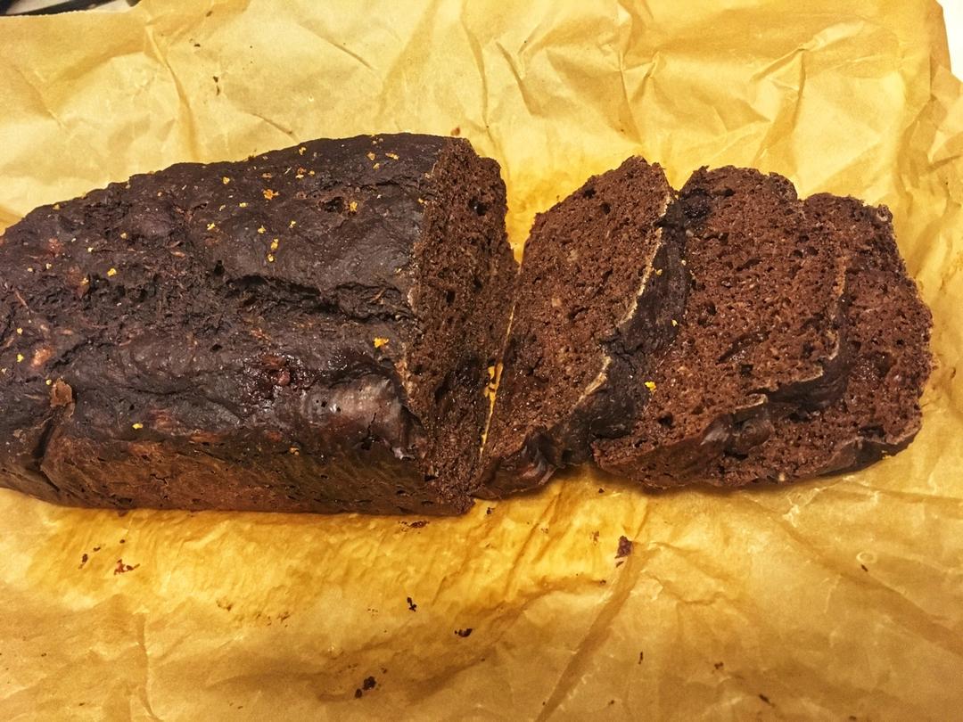 巧克力西葫芦快手面包（健康巧克力“蛋糕”）丨健康·烘焙