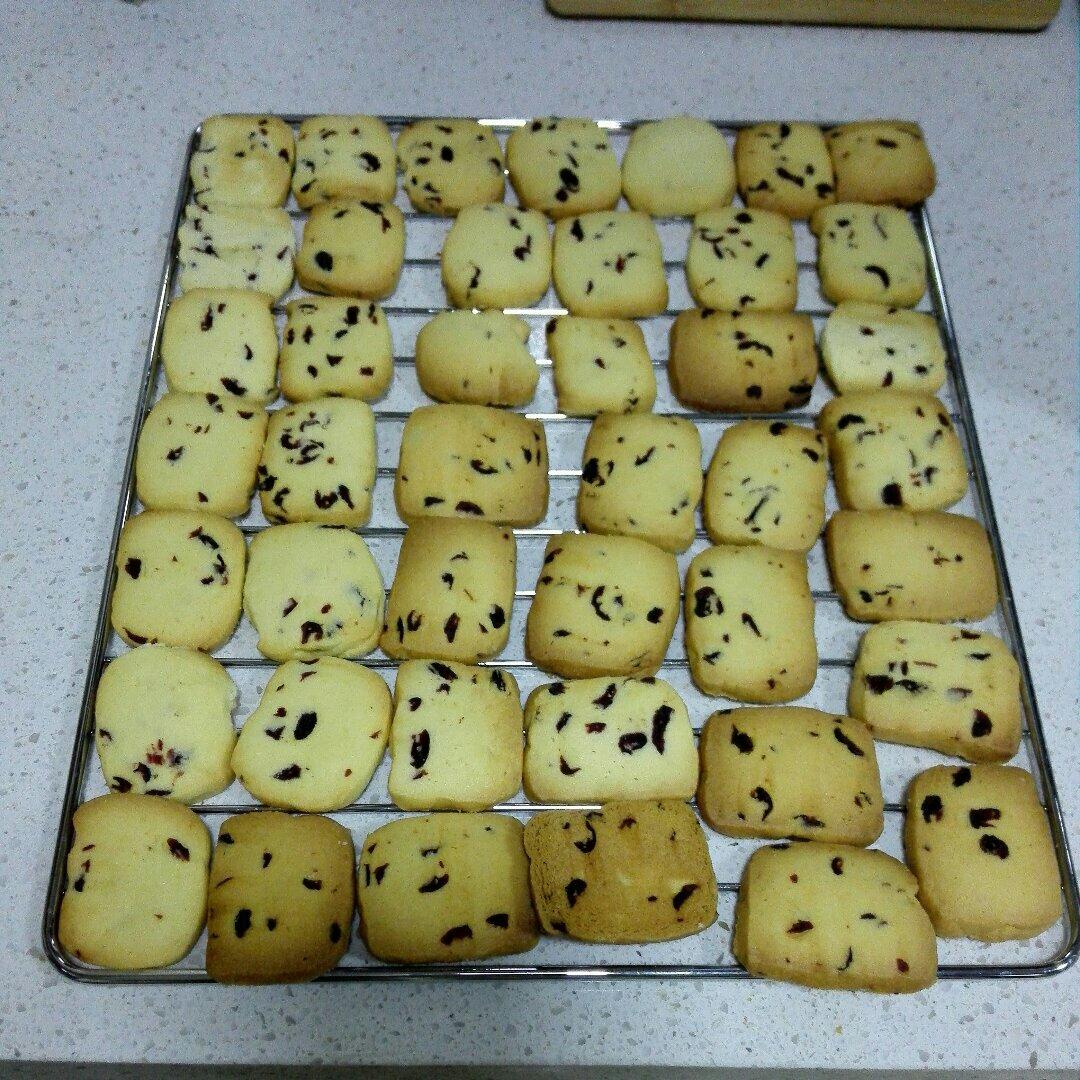低糖少油版蔓越莓饼干
