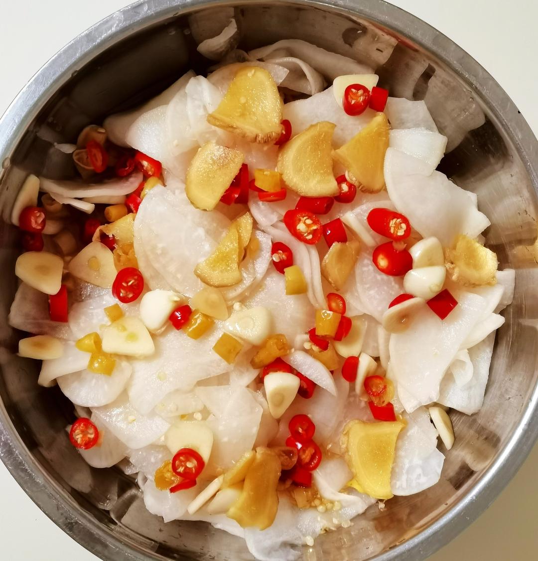 家常调料腌出秒杀市面一切咸菜的脆爽可口白萝卜