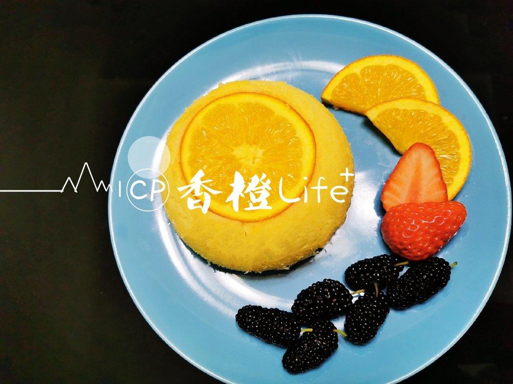香橙蒸蛋糕