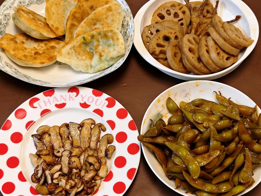 香喷喷的香煎松茸