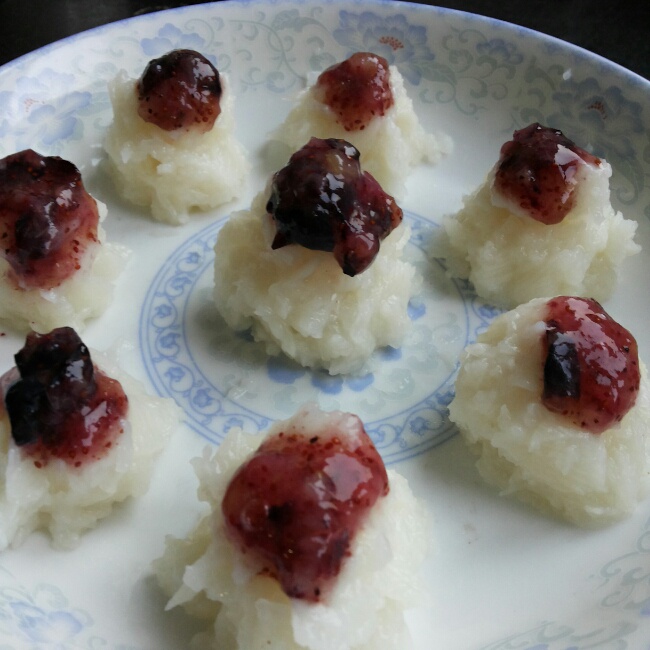蓝莓山药泥