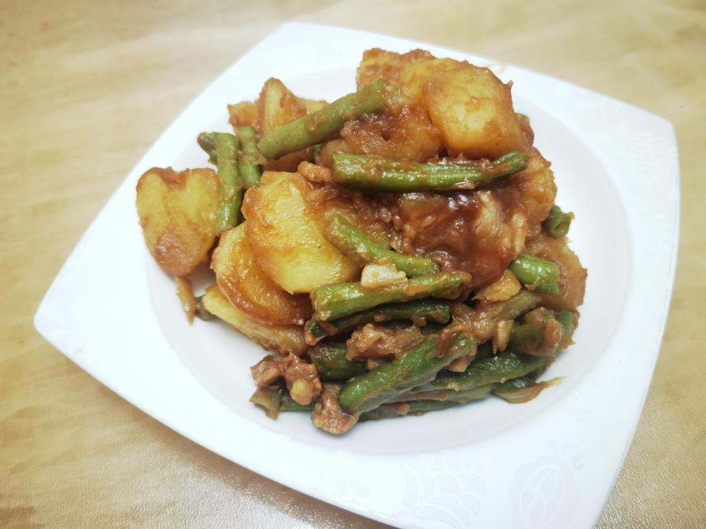 豆角炖土豆（提示）