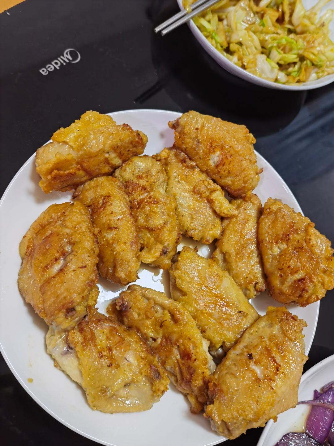 蒜香煎鸡翅