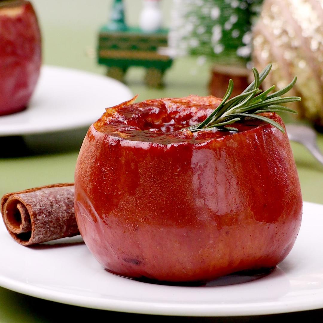 肉桂黄油烤苹果