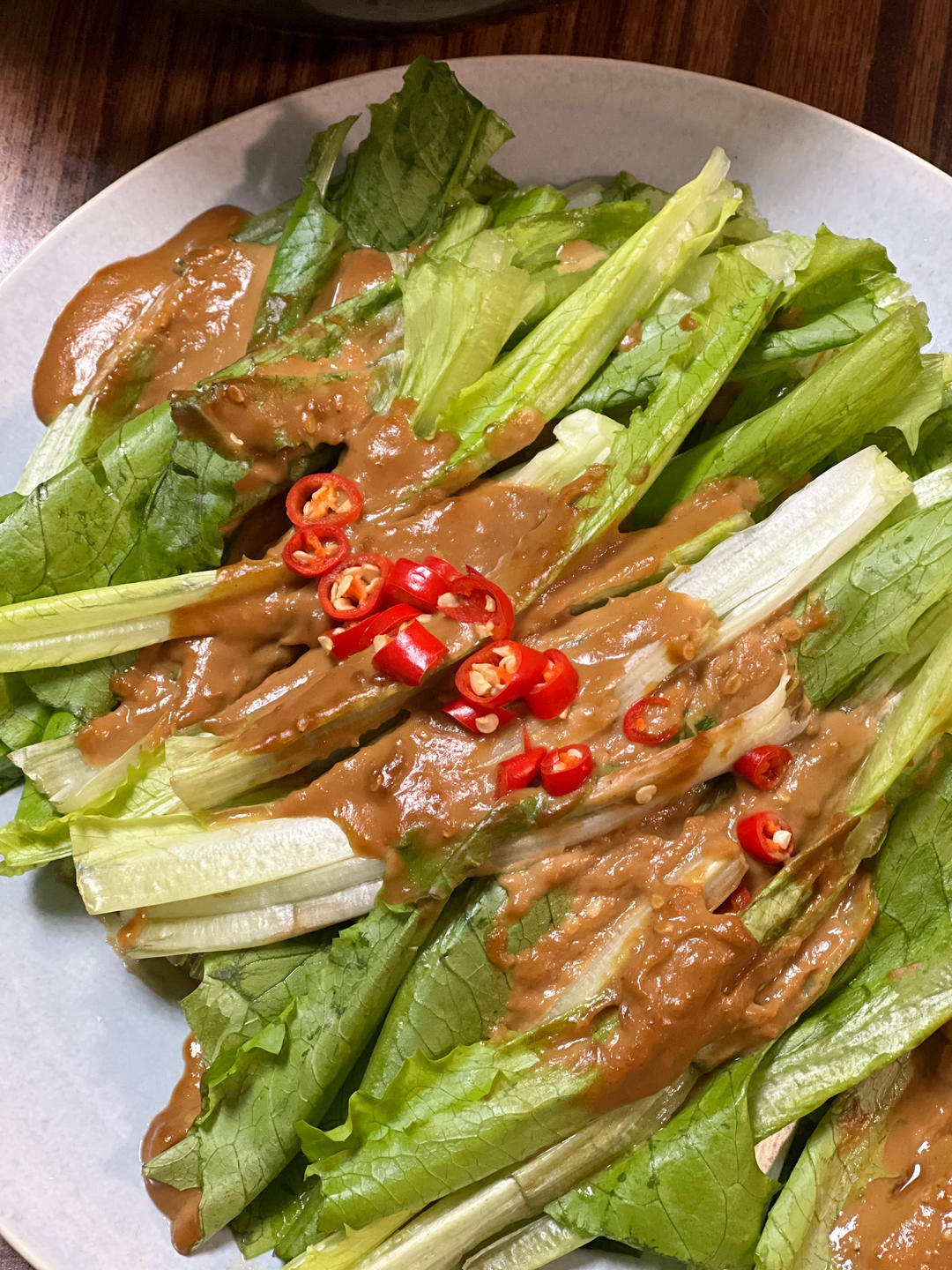 每次做都光盘的麻酱油麦菜
