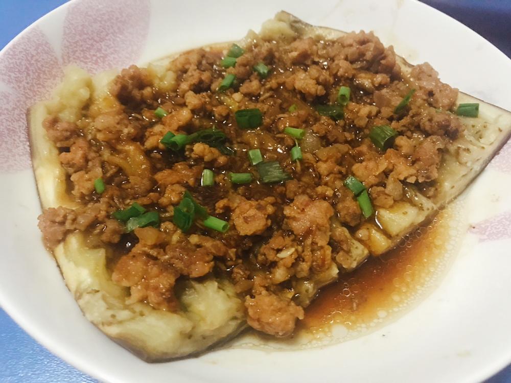 肉碎蒸茄子