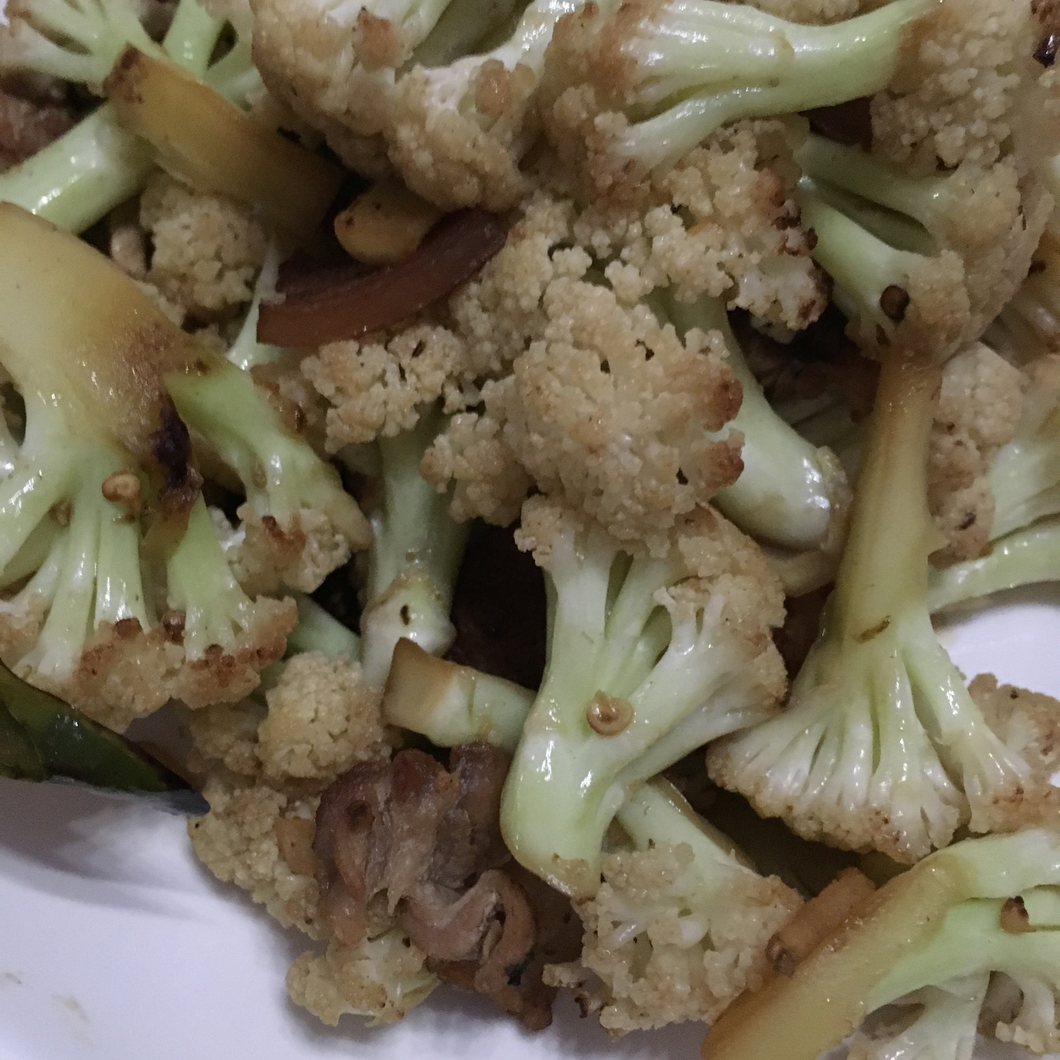 干锅花菜-新手下厨 Fried Chinese Cauliflower