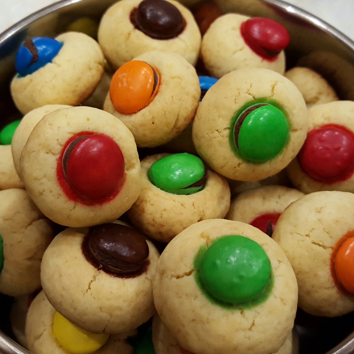 椰子味迷你MM豆曲奇小饼