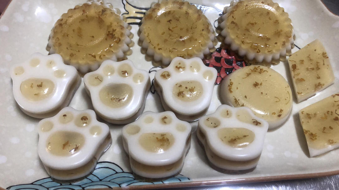 桂花千层马蹄糕