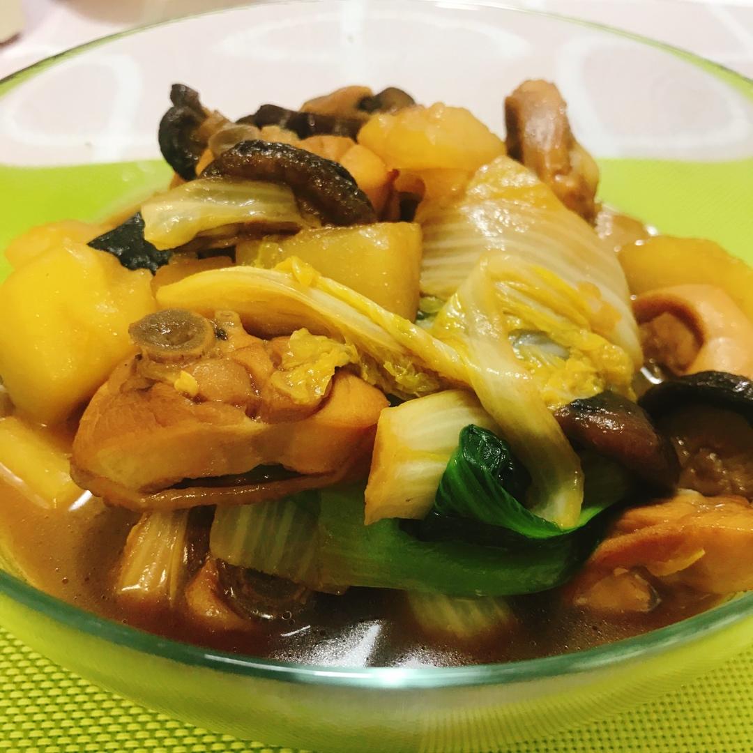 黄焖鸡米饭(土豆)
