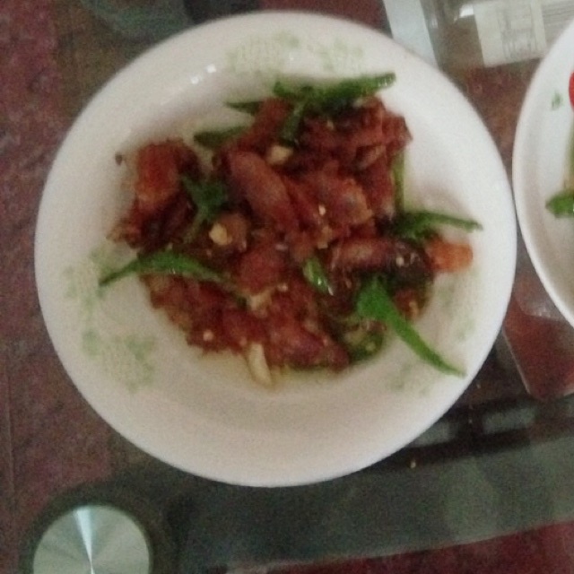 青椒炒香肠