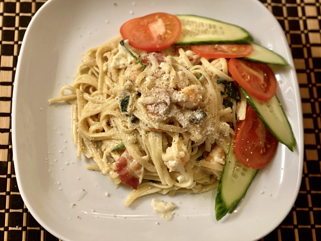奶油培根意大利面 - Creamy Beacon Linguine