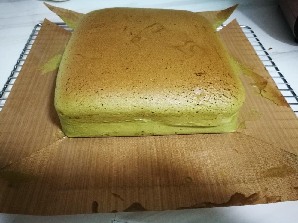 超超超柔软的咸蛋黄芝士古早蛋糕!
