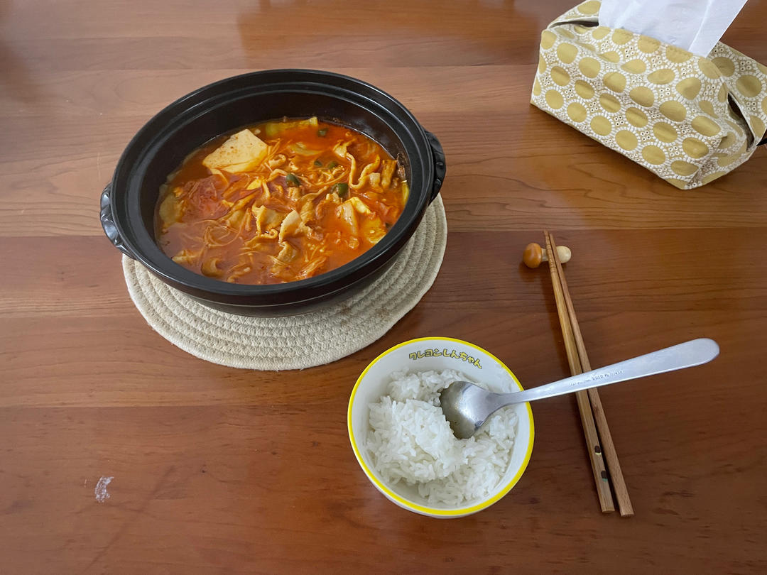 辣白菜豆腐汤