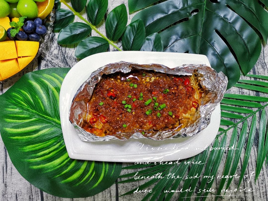 蒜蓉金针菇，简单快手的下饭神菜