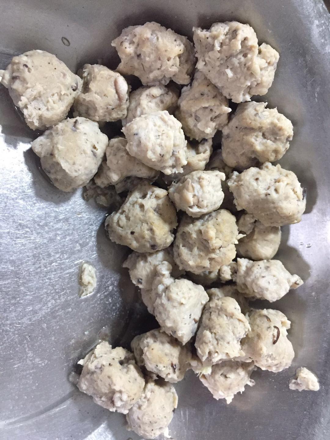 健康Q弹的鸡肉丸