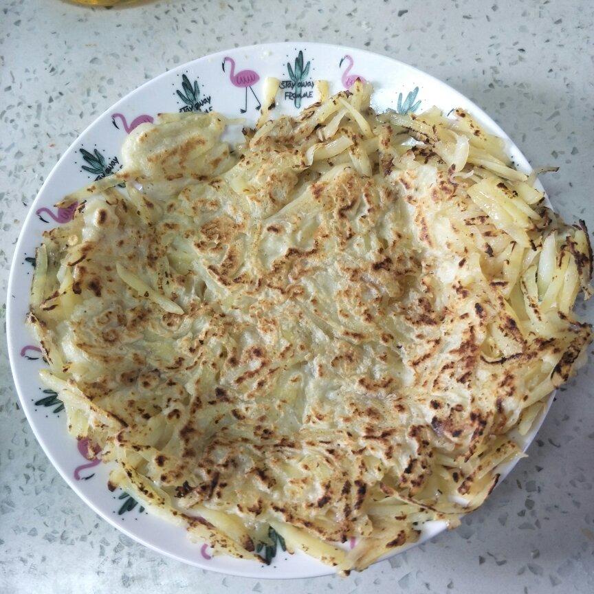 土豆丝鸡蛋饼