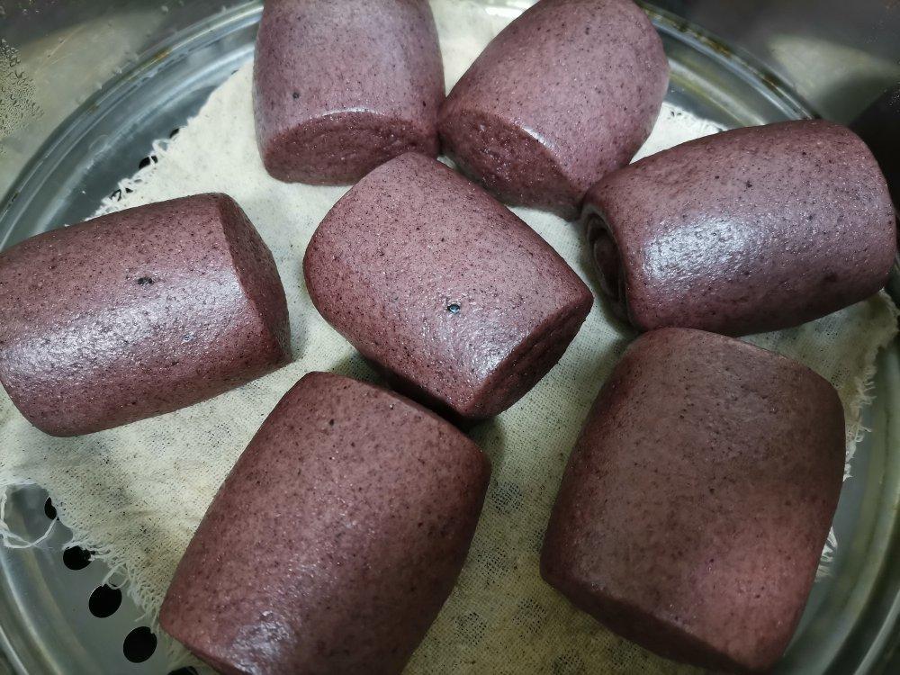 黑米荞麦杂粮刀切馒头