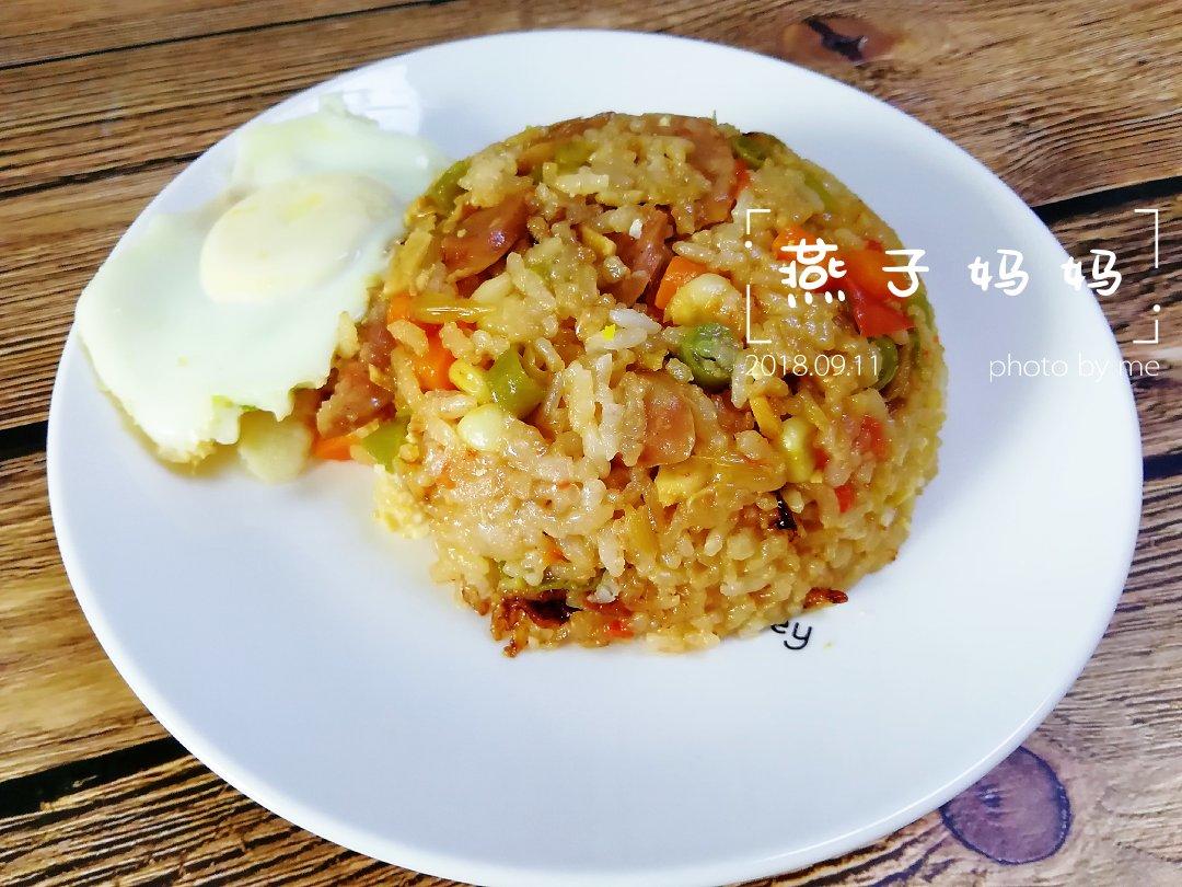 【九阳珐琅铁釜】喷香腊肠煲仔饭
