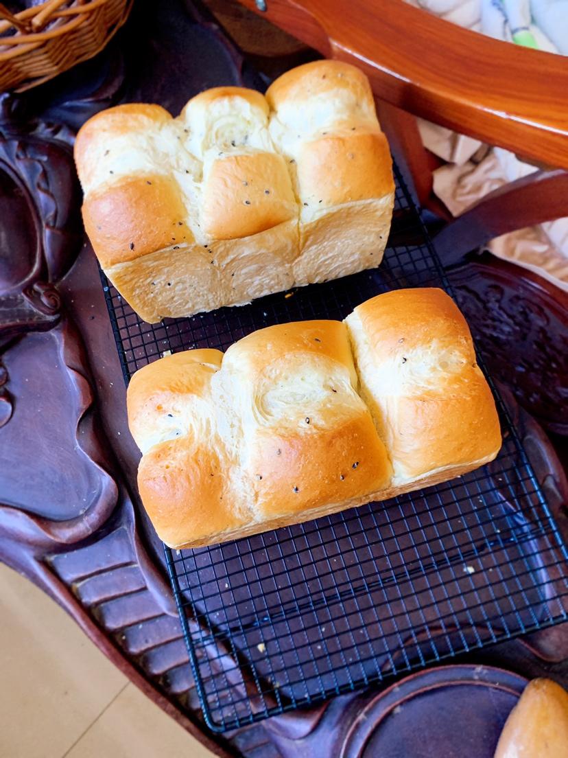 自用海盐黑芝麻吐司配方