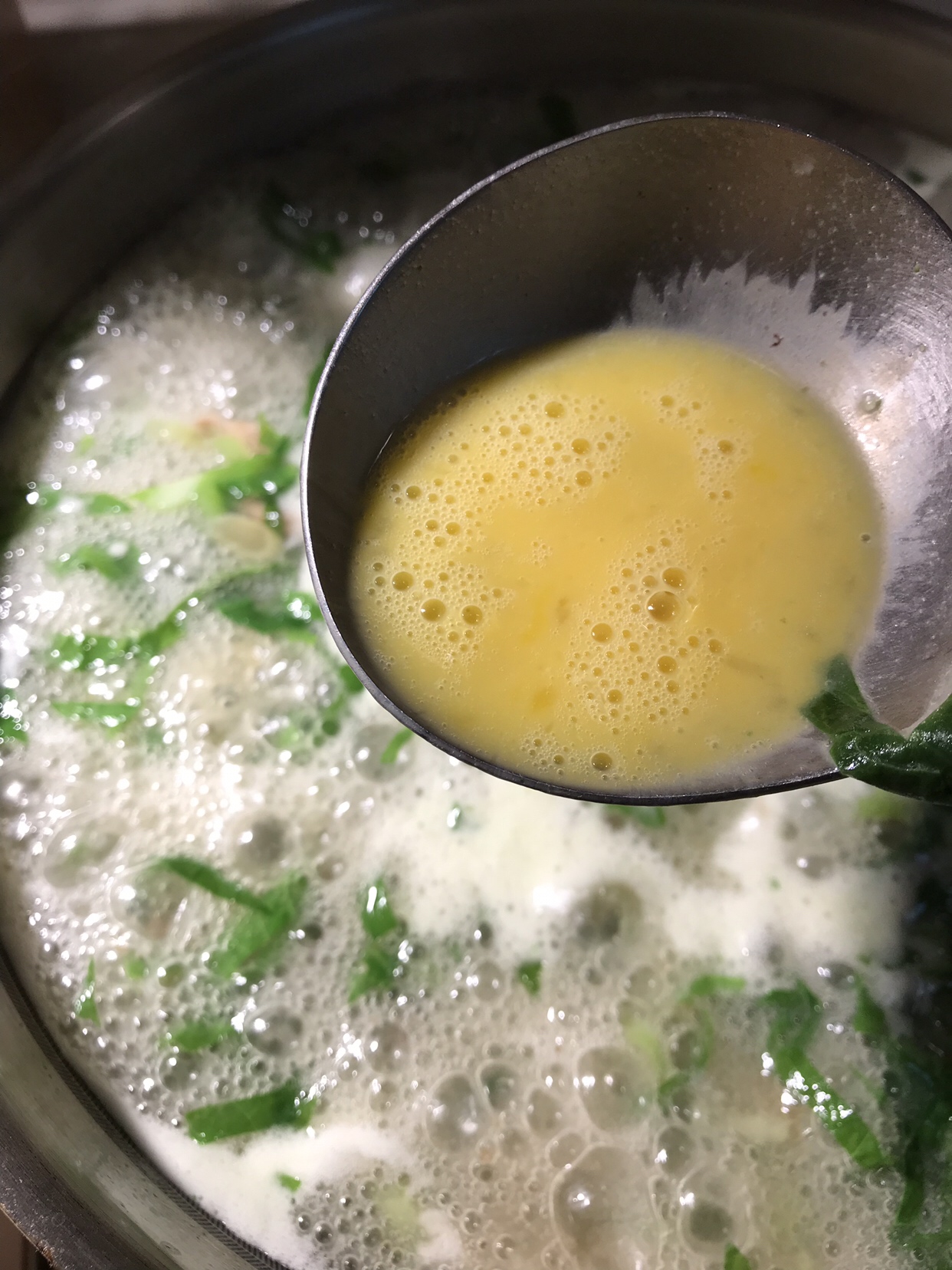 小白菜蛋花咸汤的做法 步骤16