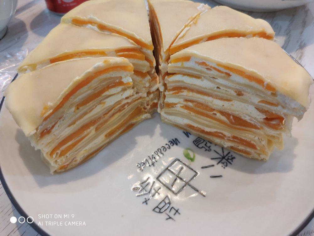 芒果千层蛋糕，100%成功告别煎皮无能