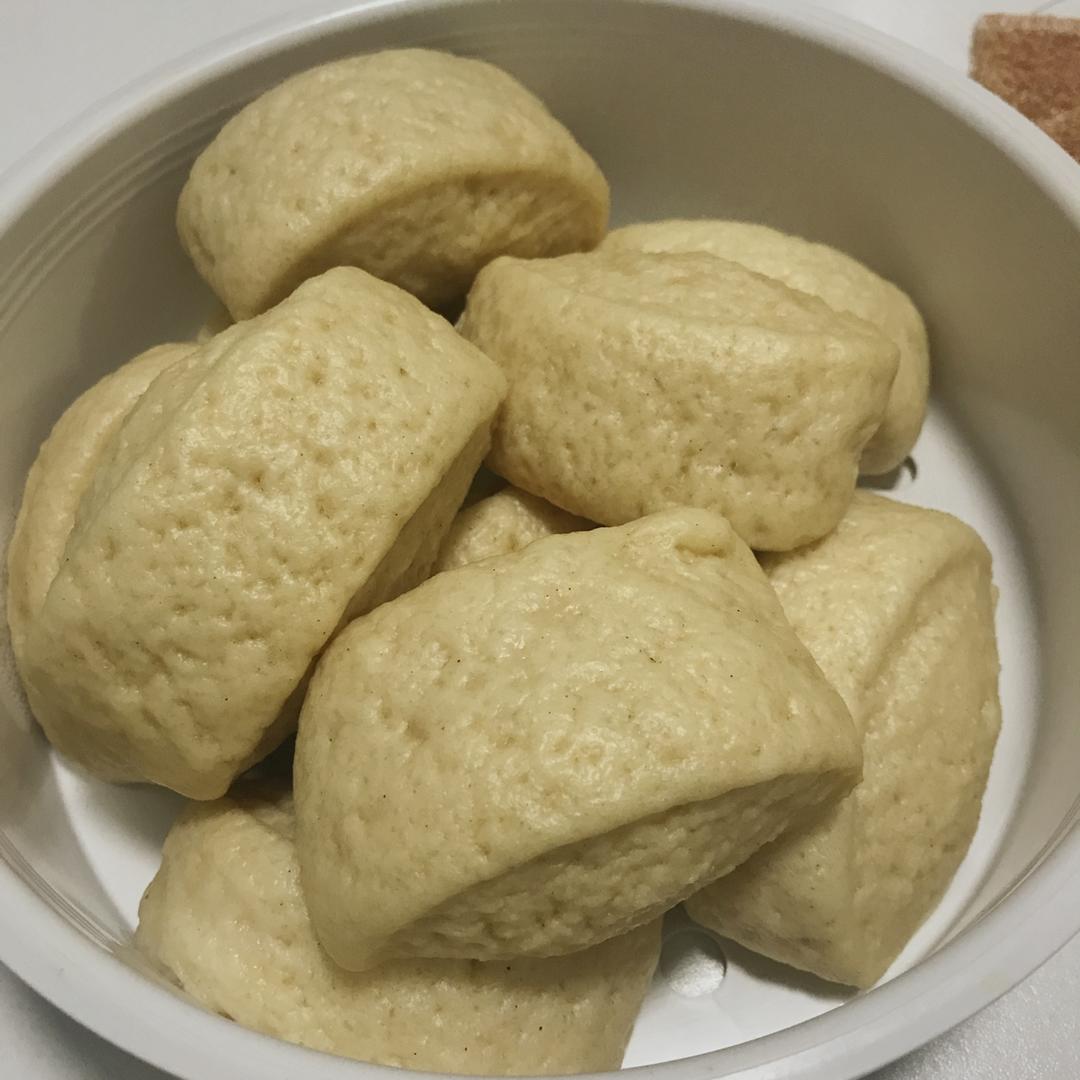 细腻光滑一次发酵牛奶馒头
