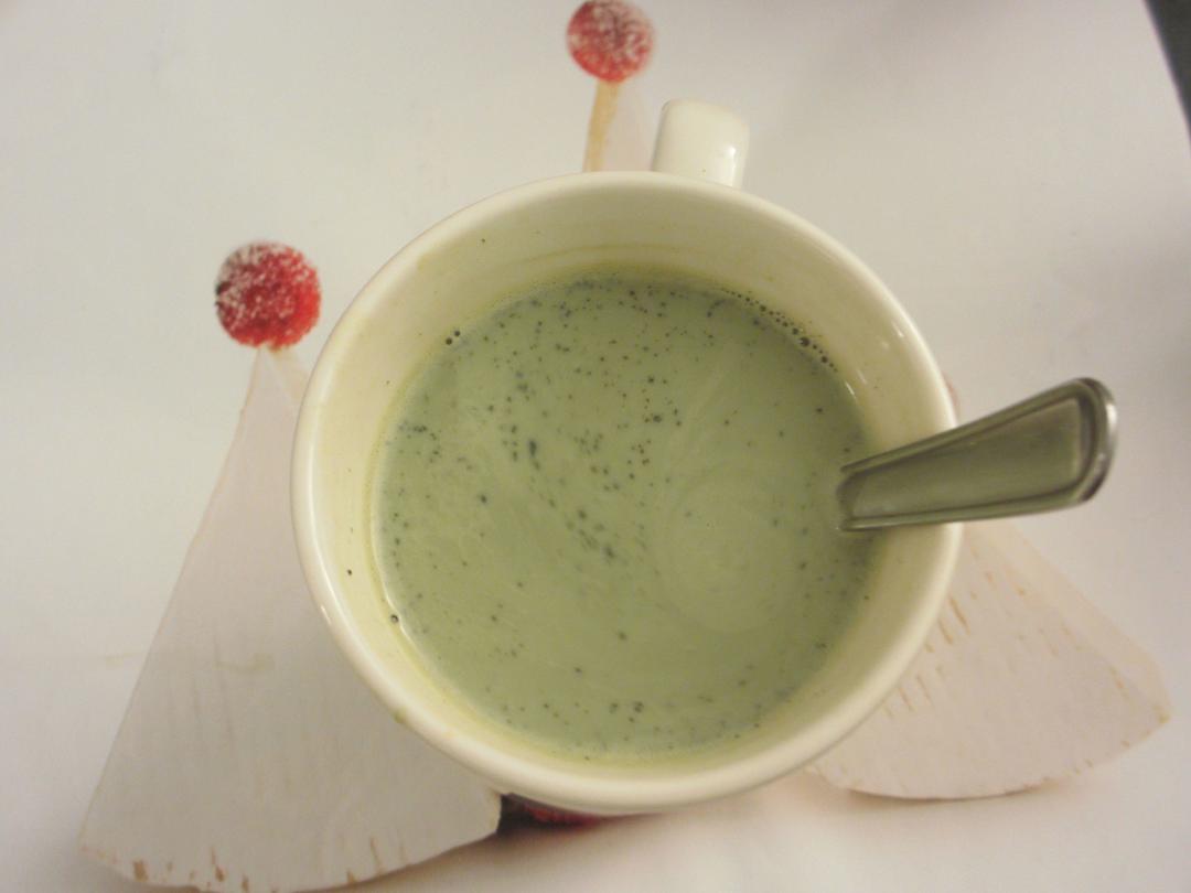 简版抹茶拿铁的做法