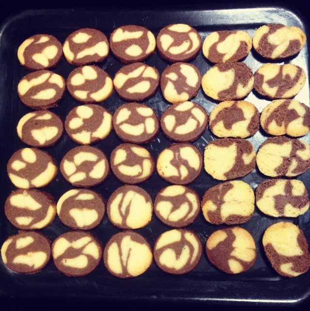 哥手把手教你做大理石曲奇