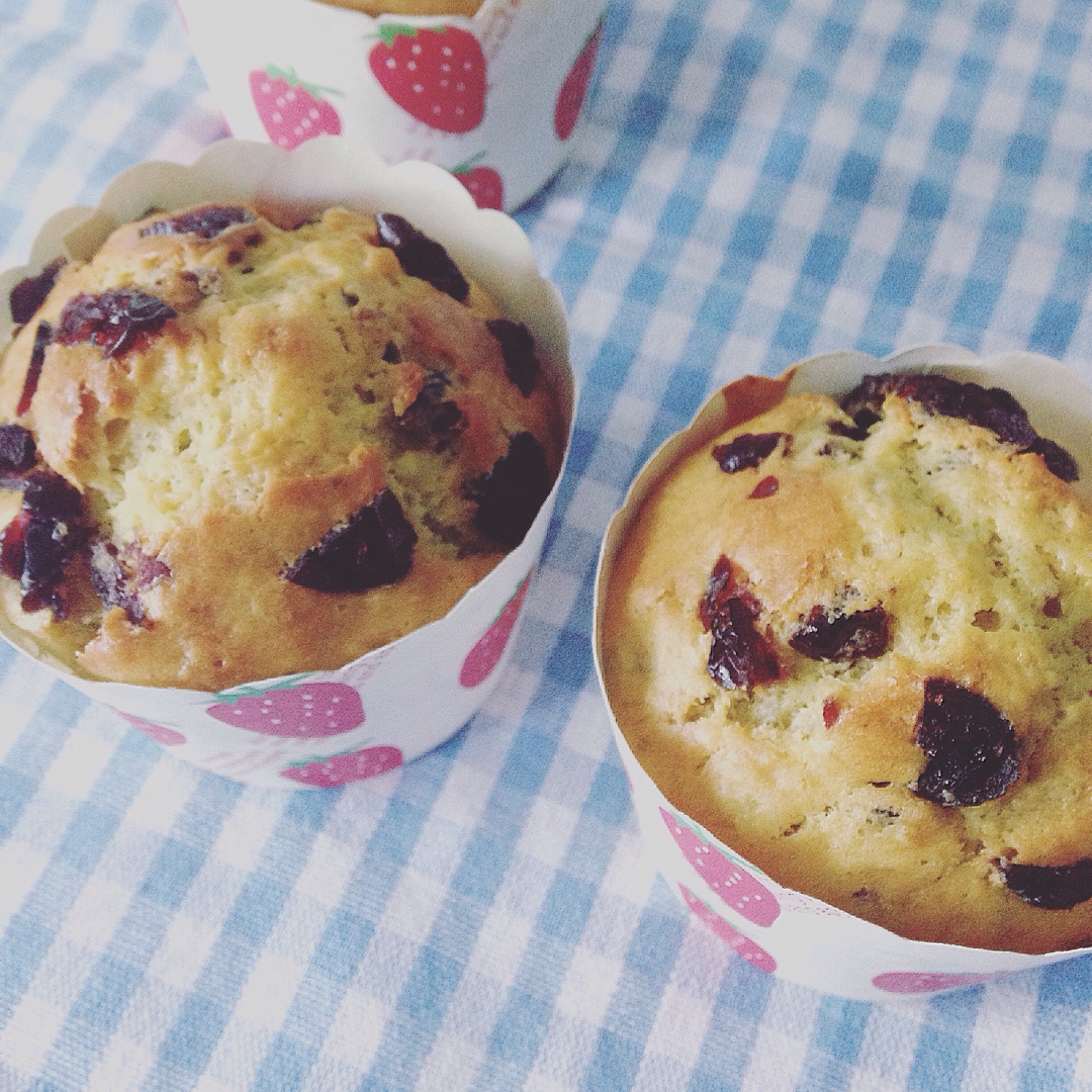 少女心的香蕉蔓越莓玛芬