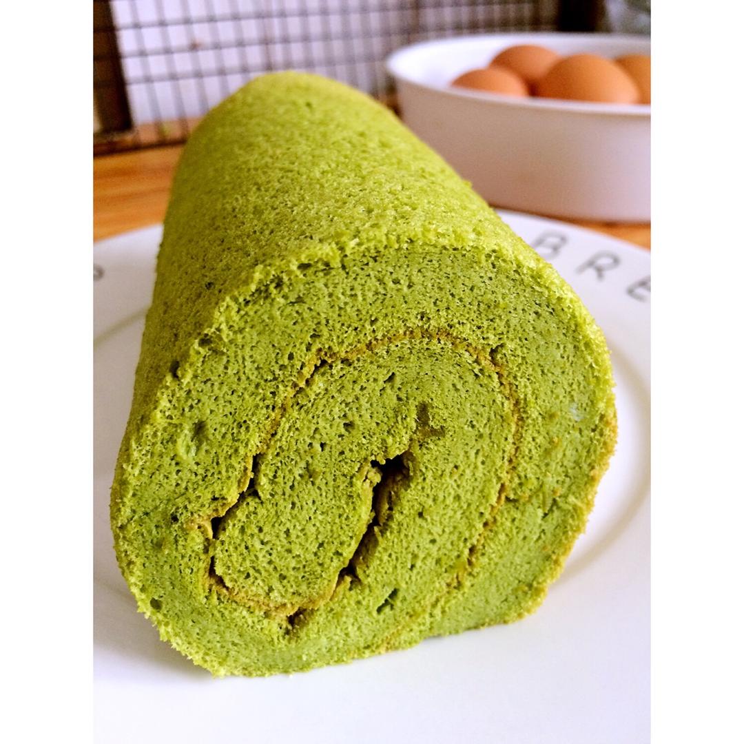 抹茶蜜豆蛋糕卷