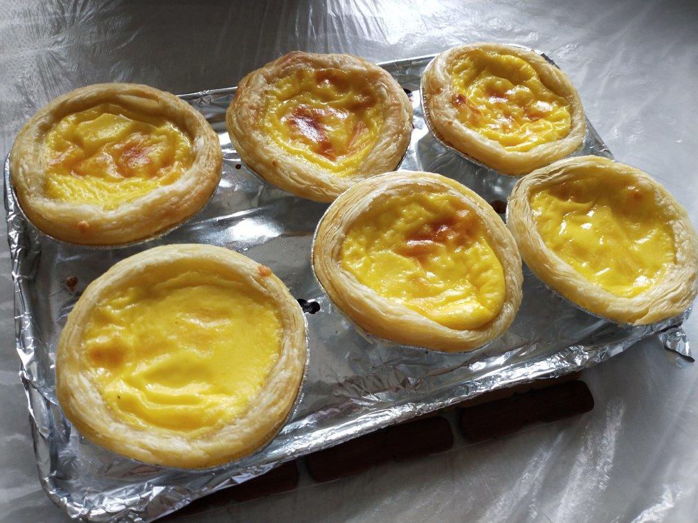 简易蛋挞「美的10L小烤箱」