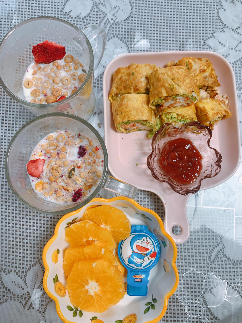 健康营养又快手的儿童早餐