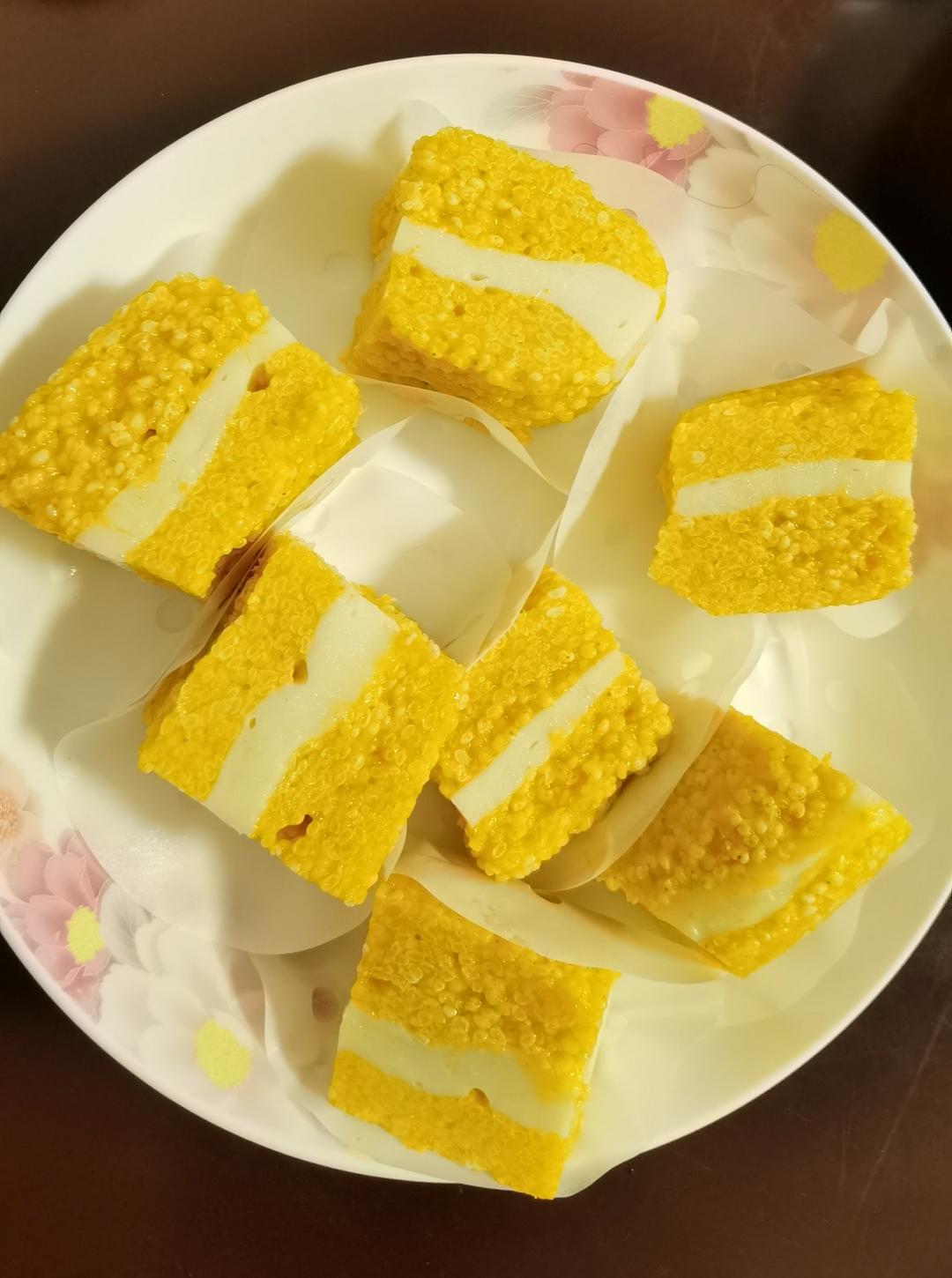 糯叽叽的黄米凉糕
