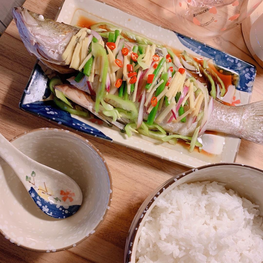 清蒸鱼（鲈鱼/多宝鱼/桂花鱼/石斑鱼……）