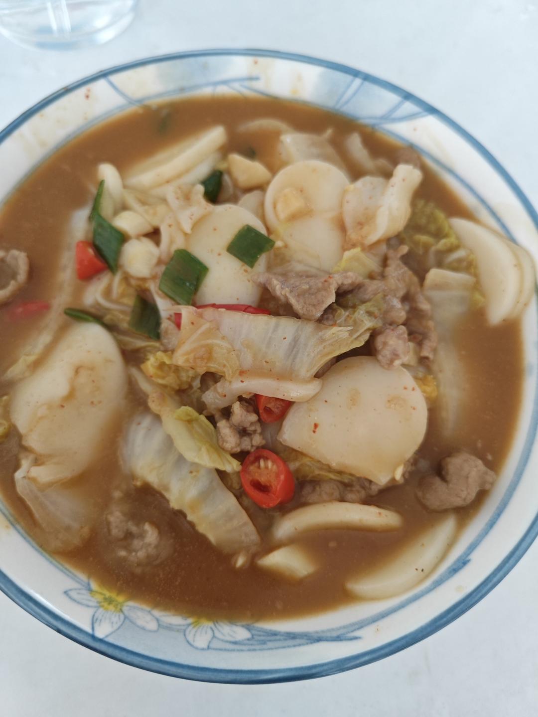 江西汤煮年糕，儿时的味道，Q弹软糯