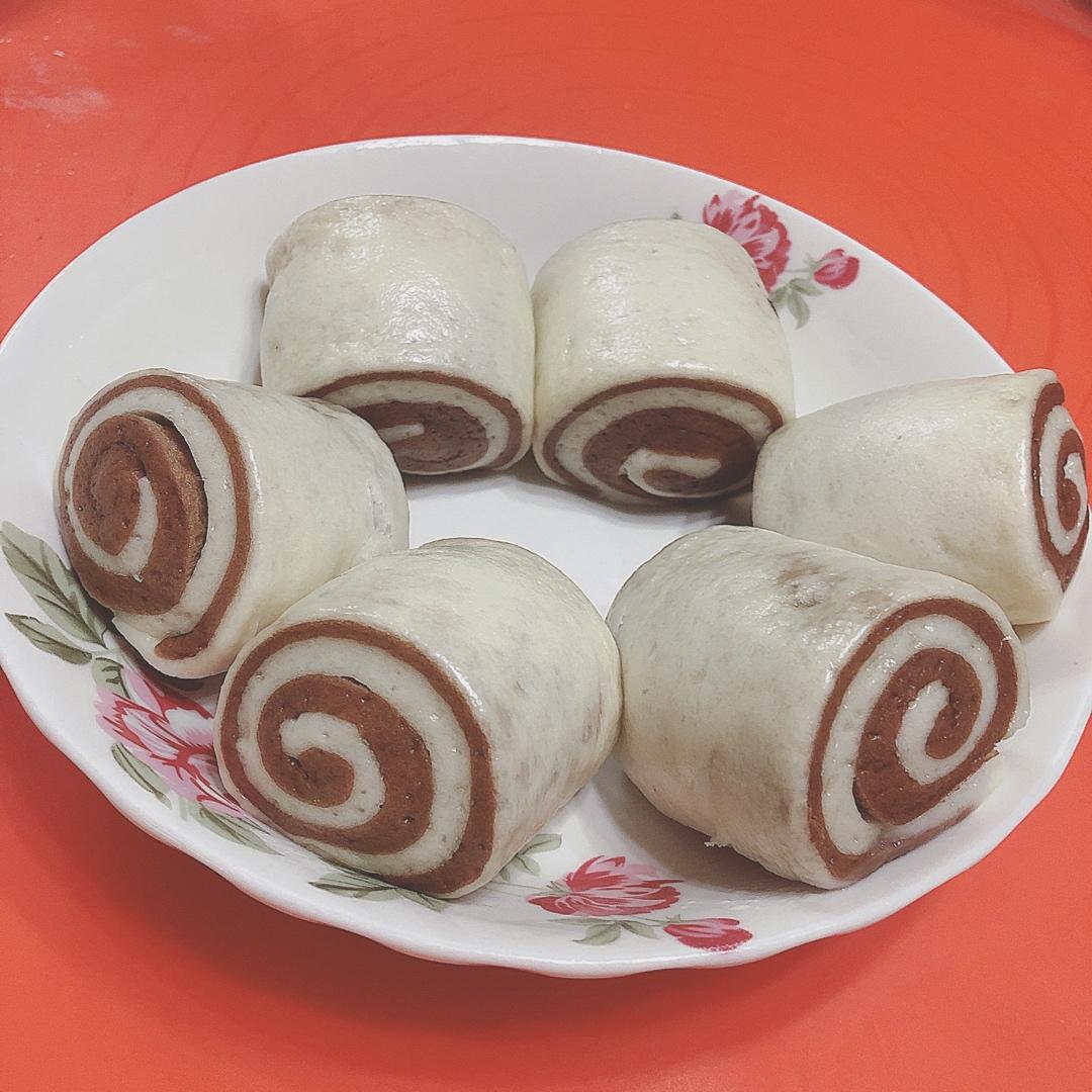 双色刀切馒头