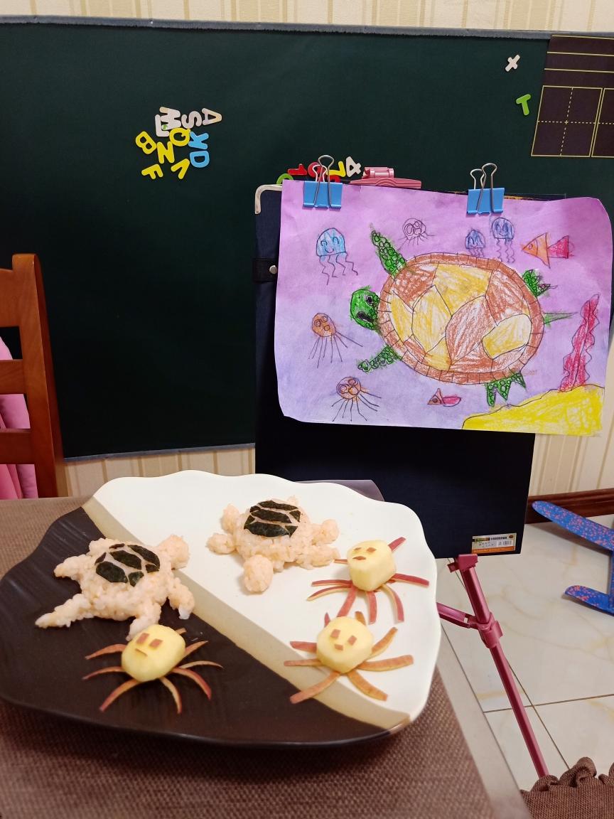 儿童创意早餐-动物园之大海龟的做法