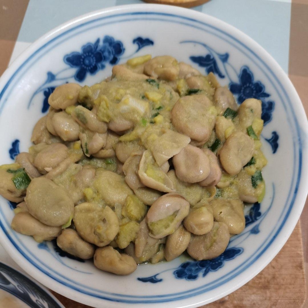 烩嫩胡豆