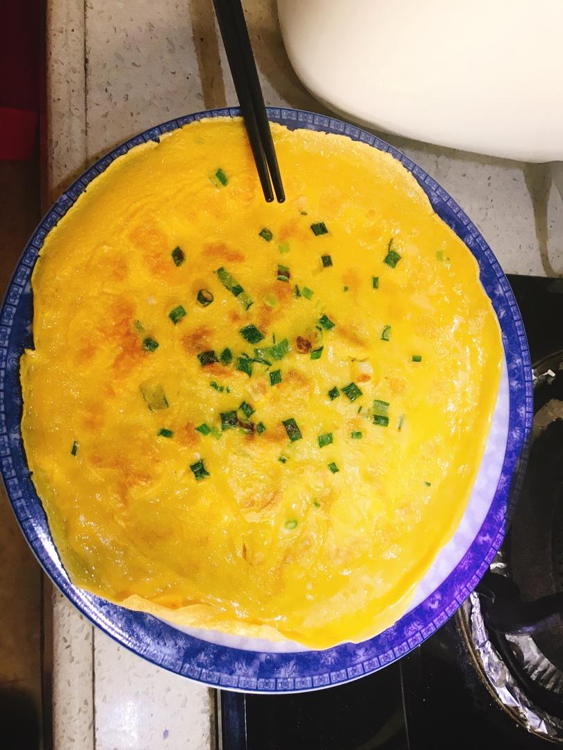 葱花鸡蛋饼
