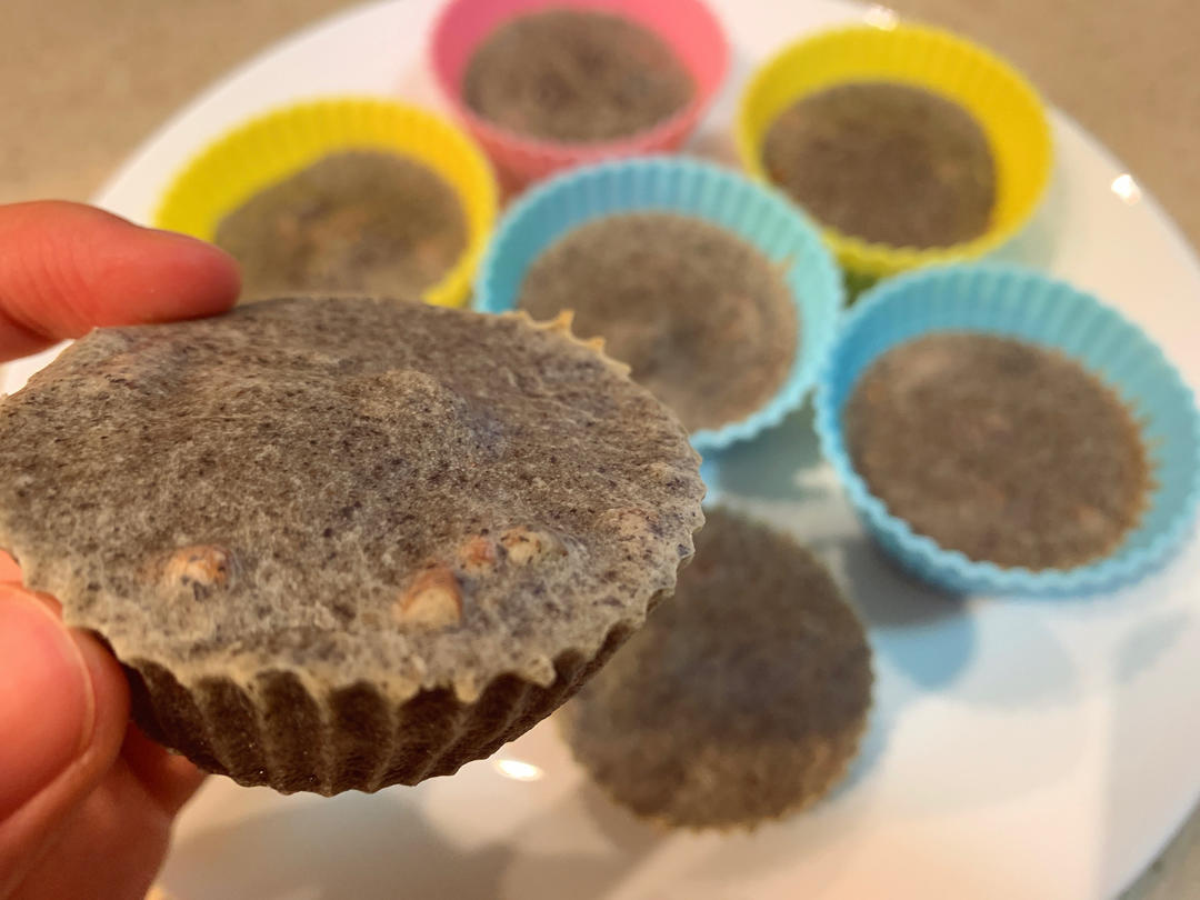 Duangduang的黑芝麻糯米粑粑糕|养生小甜品🍮