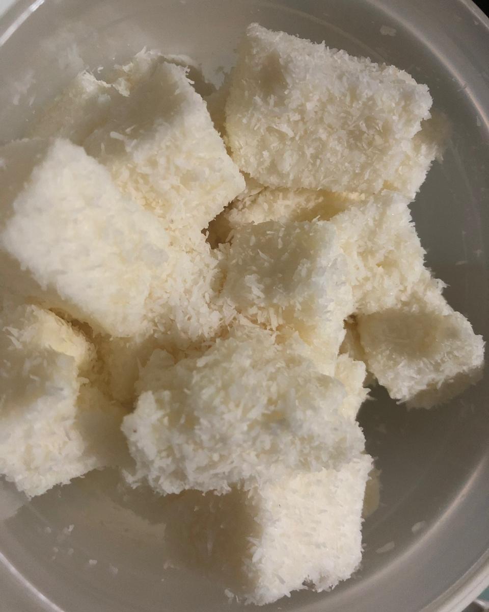 椰蓉牛奶小方