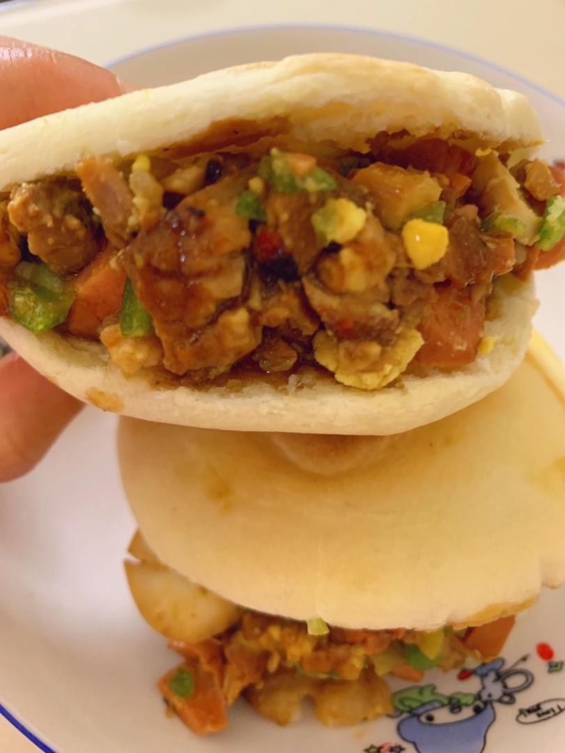 肉夹馍(白吉馍的制作)