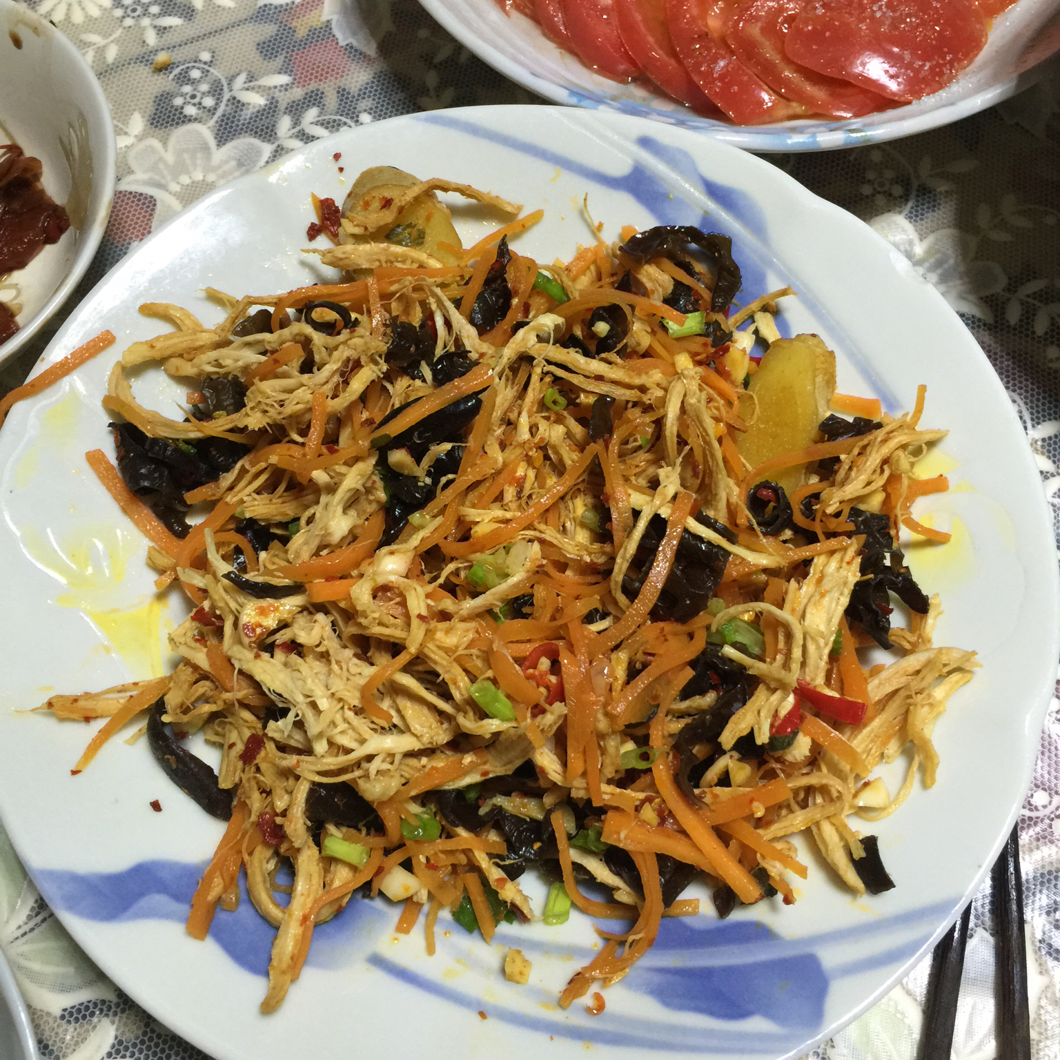 凉拌鸡丝