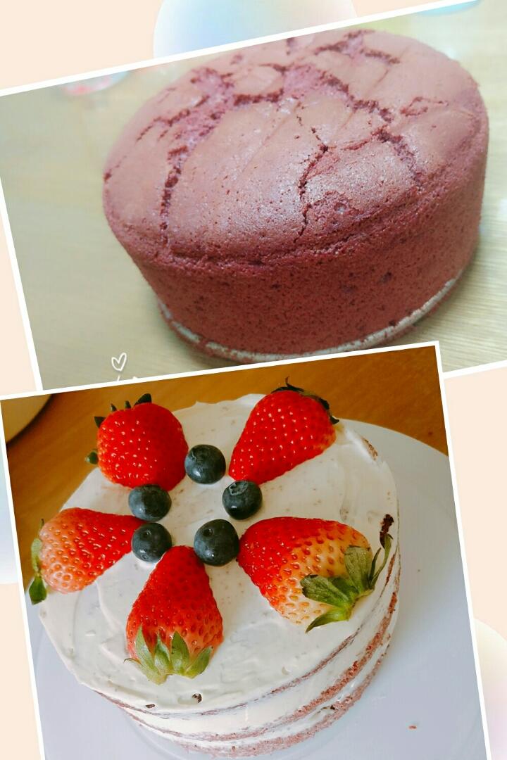 暖心红丝绒蛋糕［6寸绵软戚风版 ］